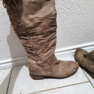 Tan boots